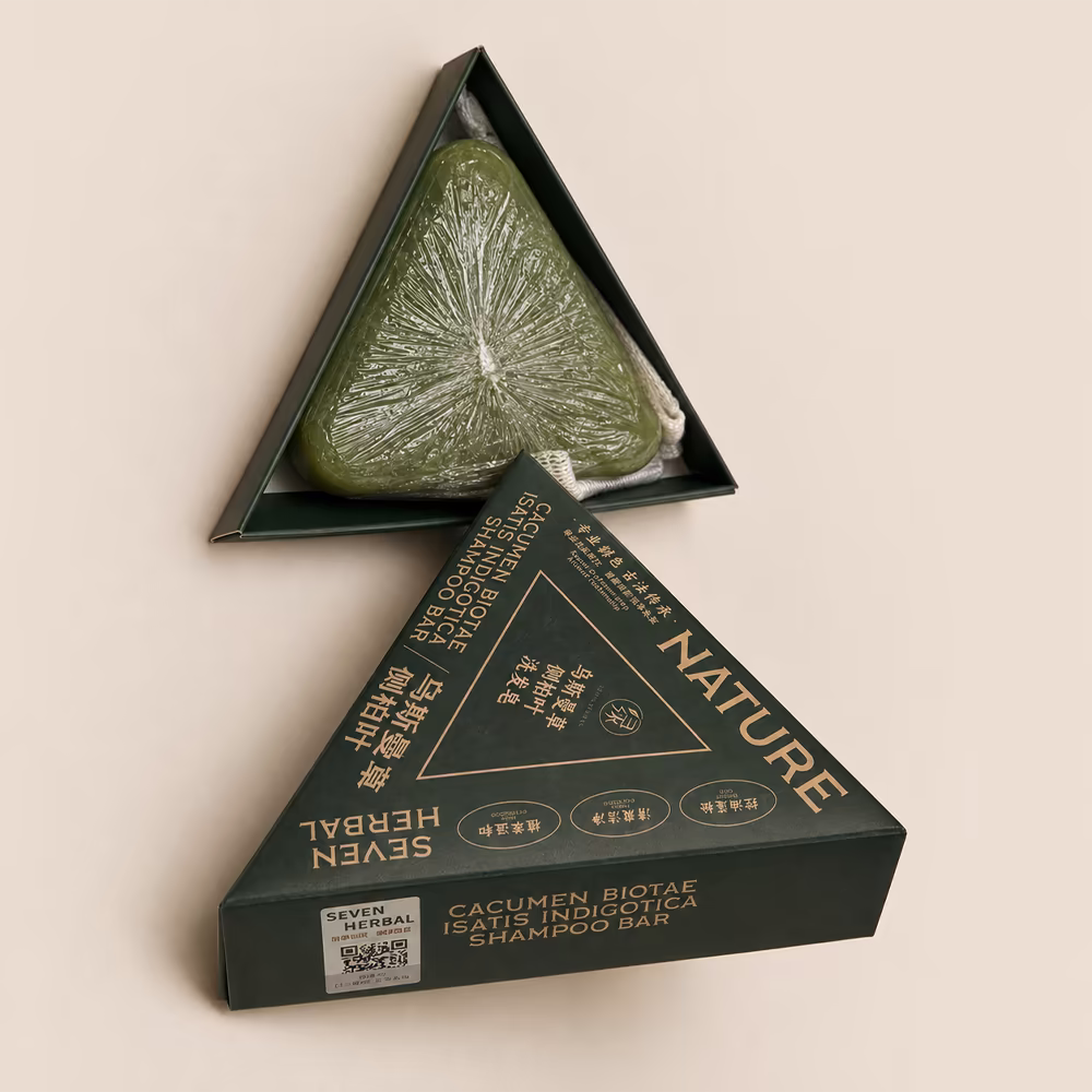 Nature Triangle Shampoo Bar view 2 - Zarrar Medical Herbs